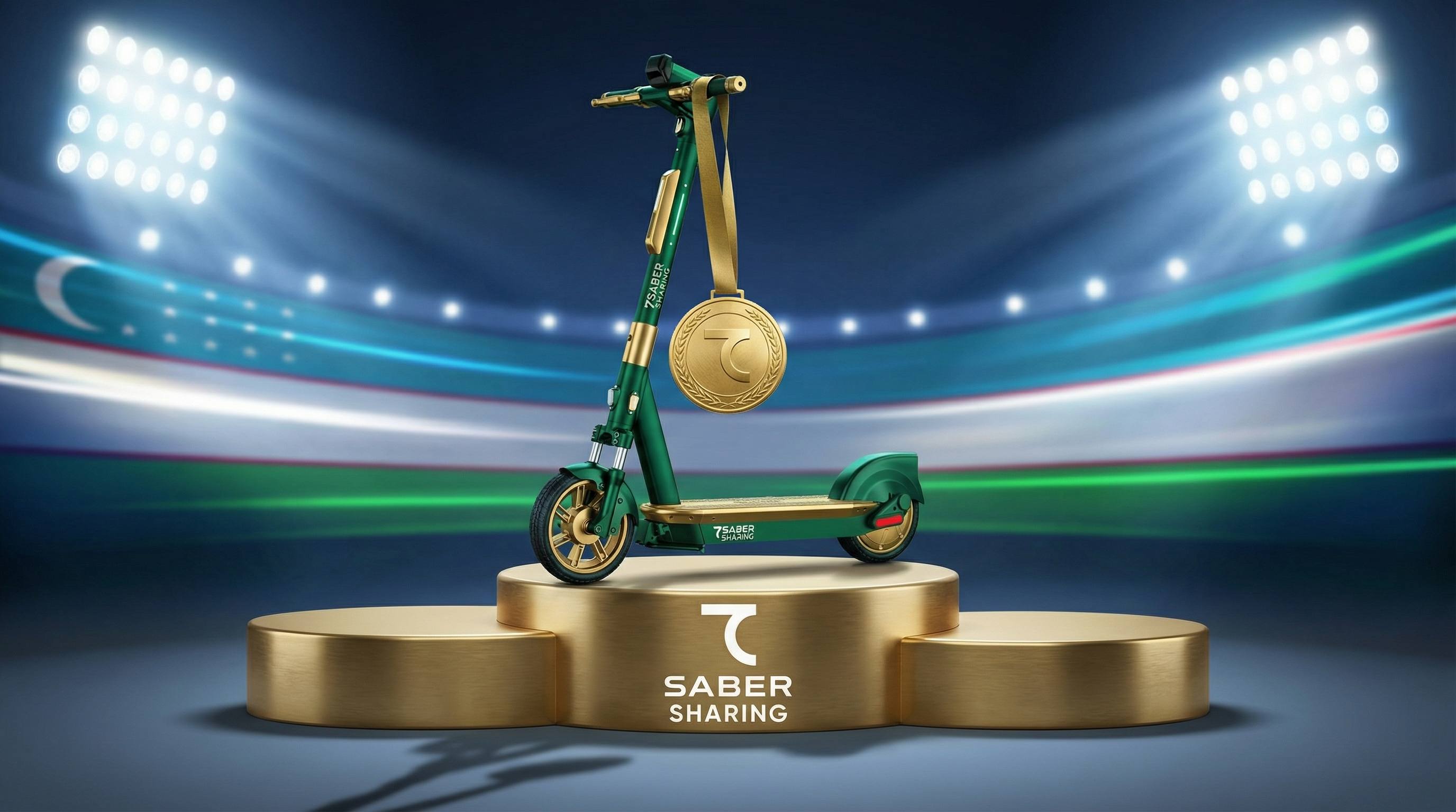 7SABER Sharing - победитель на рынке кикшеринга Узбекистана